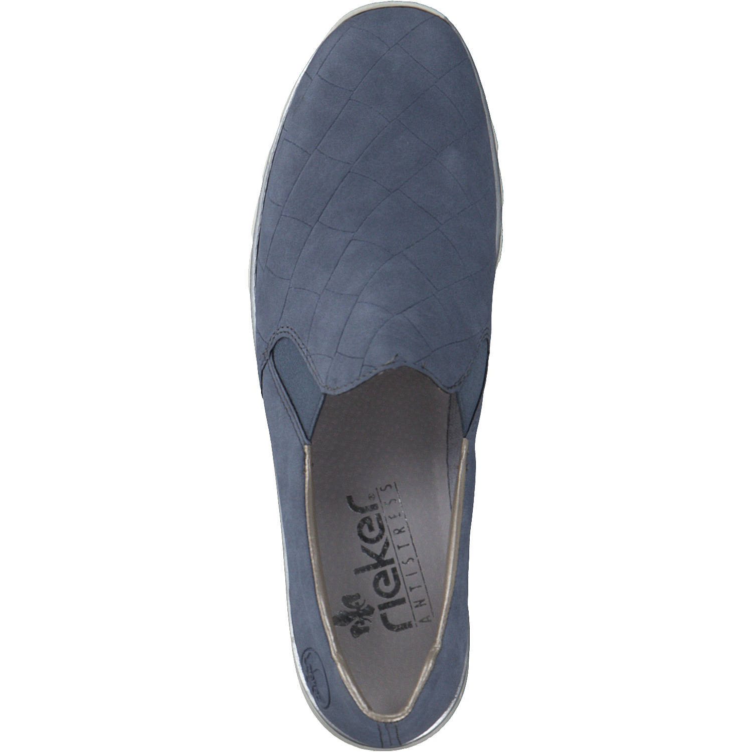 Rieker N3363, Slipper, Damen, lightblue