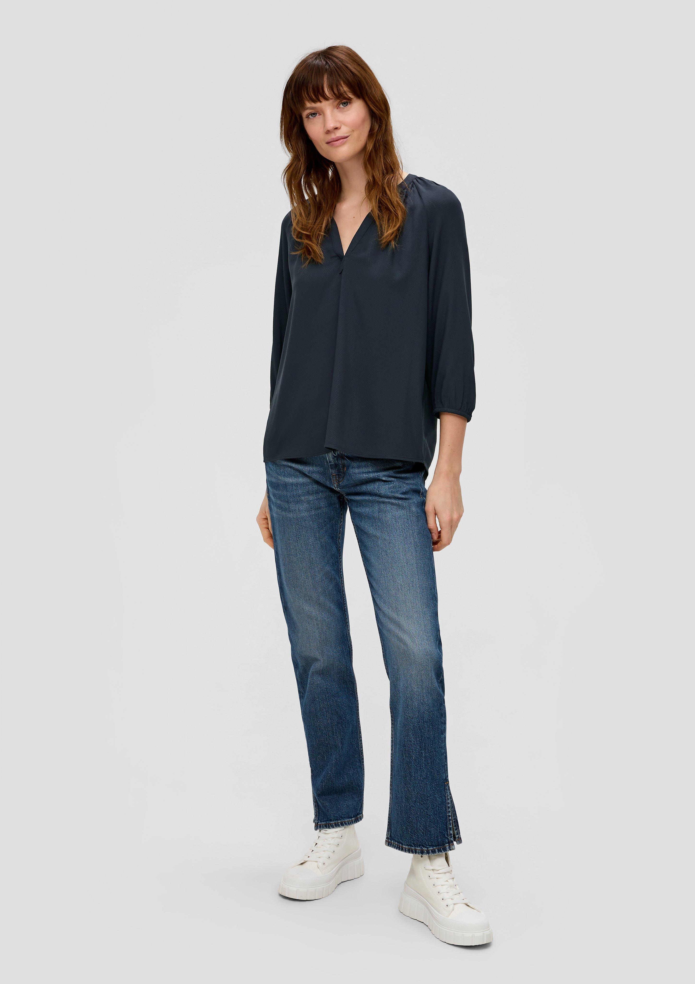 Viskosebluse mit Dobby-Struktur  2145848-5989