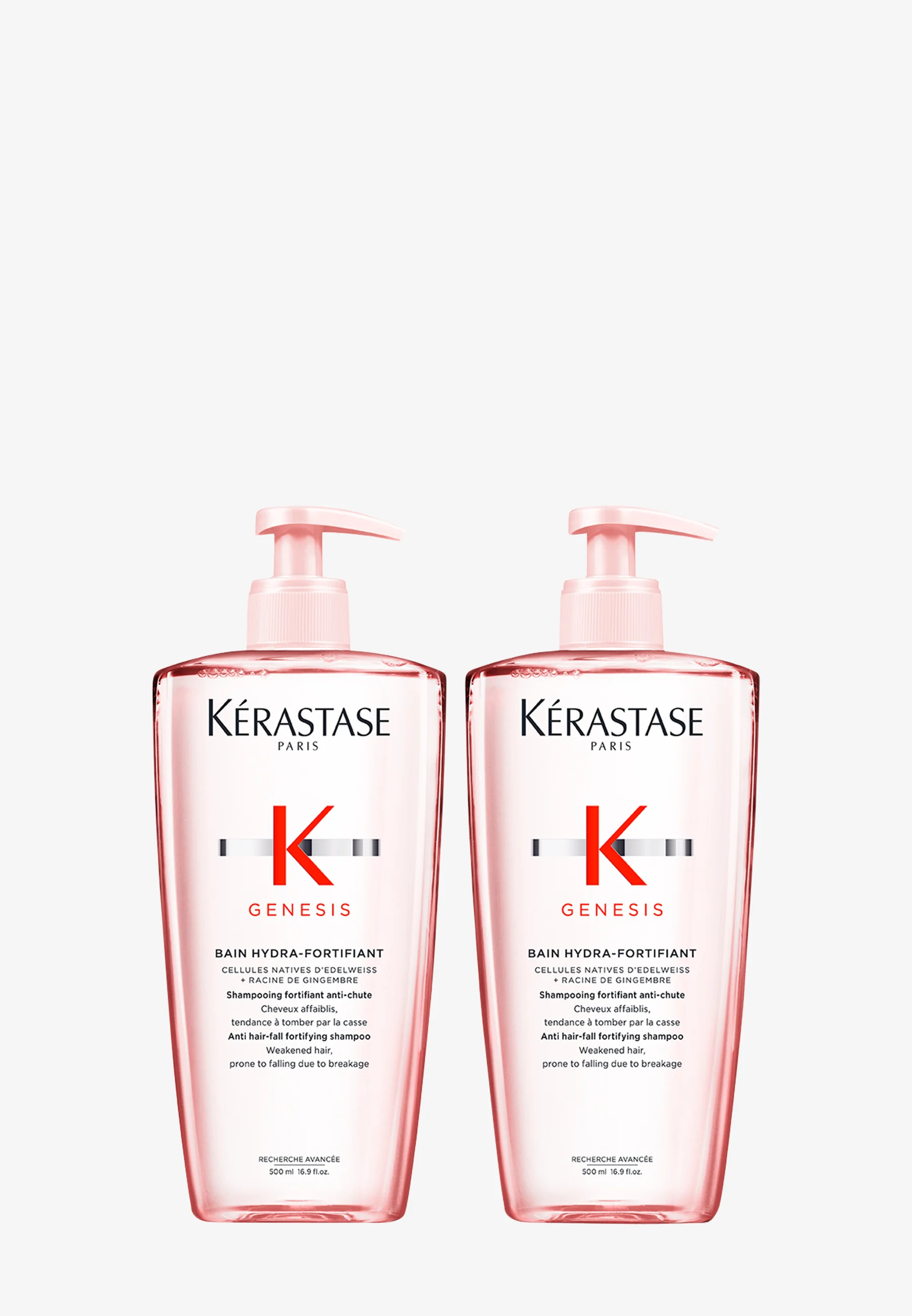 KÉRASTASE BAIN HYDRA-FORTIFIANT PAQUETE 500 ML - Kit para el cabello