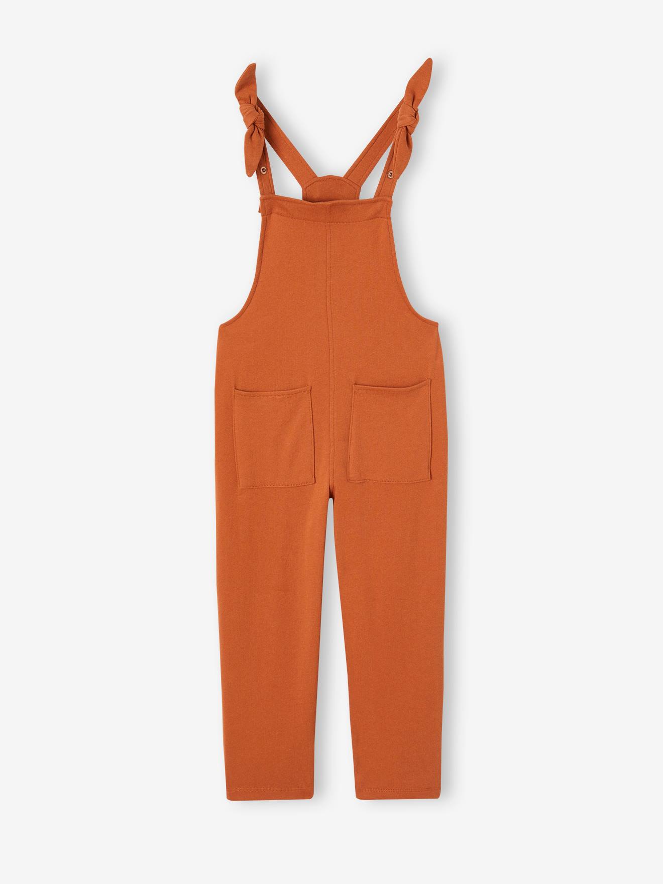 Vertbaudet Mädchen-Set: T-Shirt & Latzhose - karamell