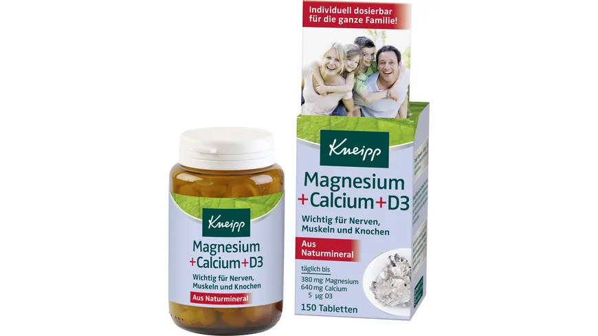 Kneipp Magnesium + Calcium + D3