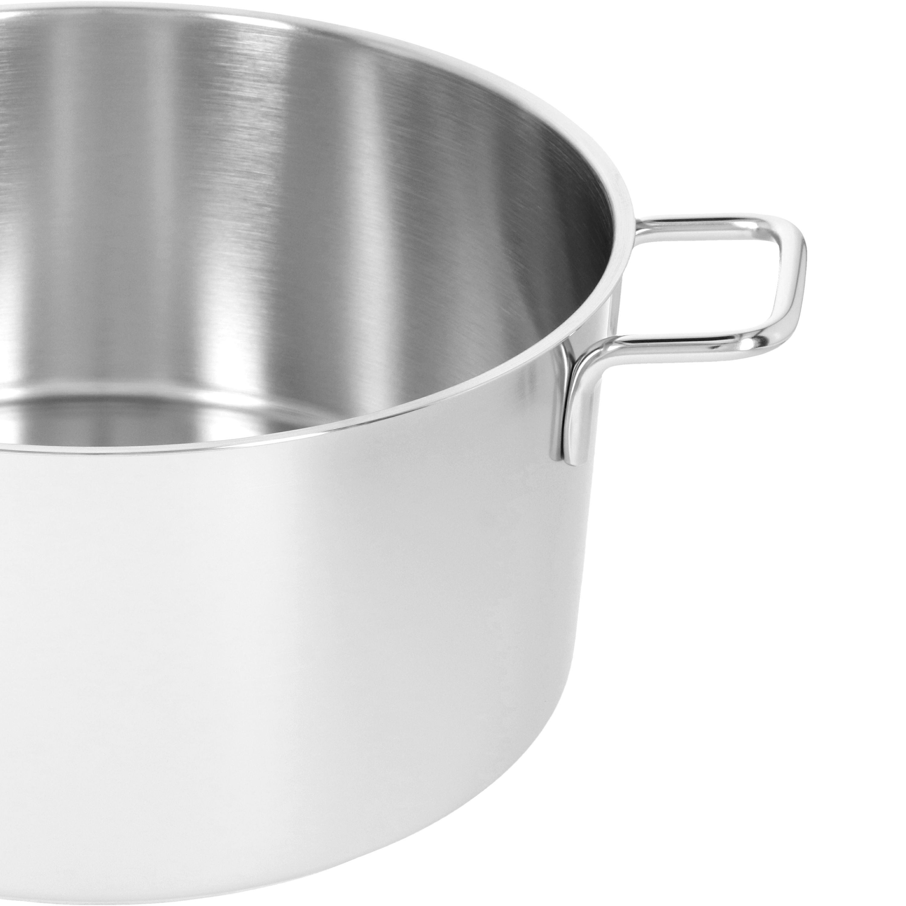 Bratentopf ohne Deckel 28 cm, 18/10 Edelstahl