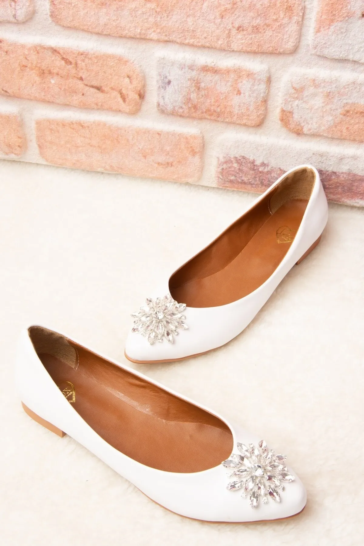 Fox Shoes  Weiße Damen Ballerina Ballerina H726511709