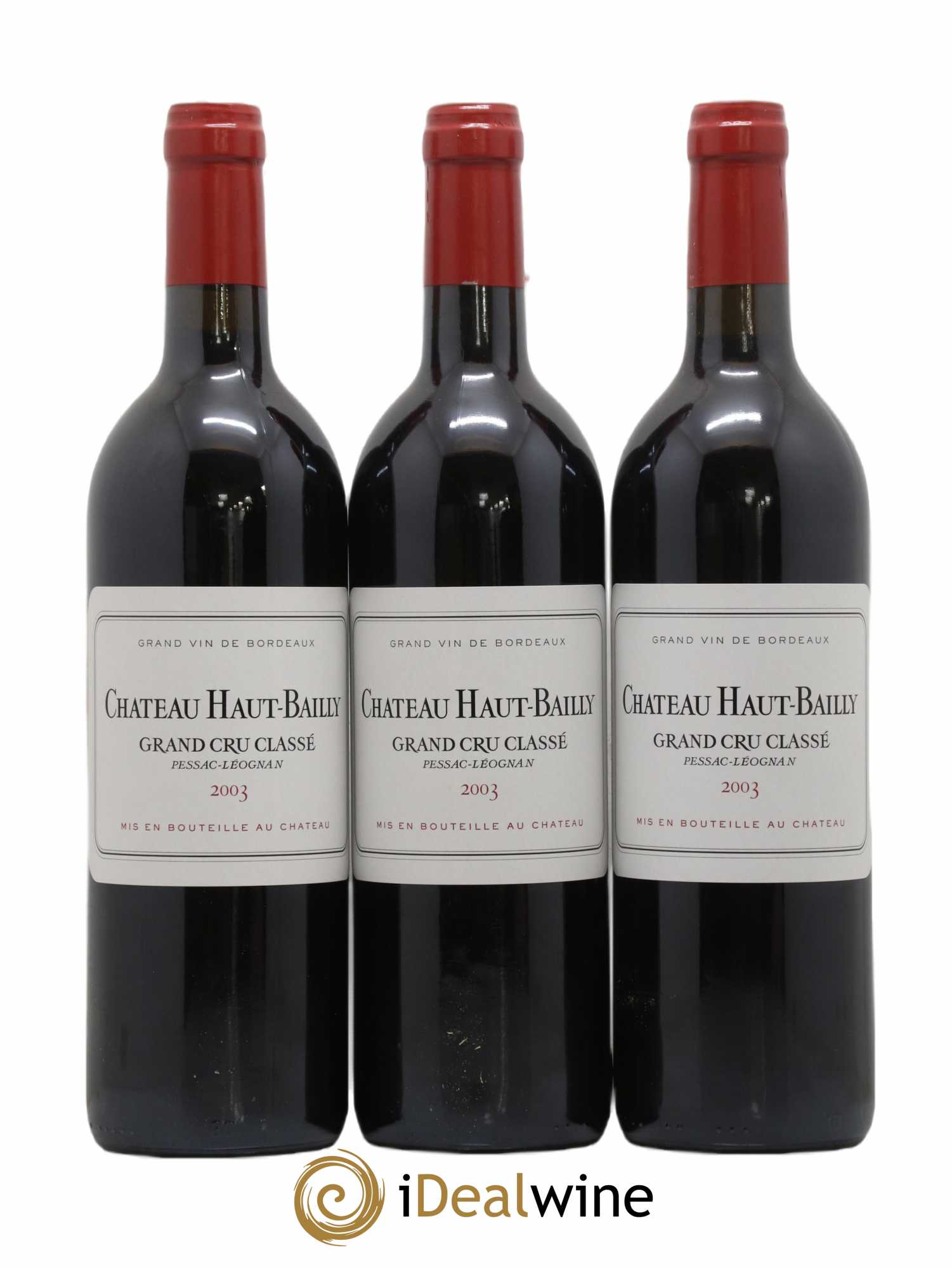 Château Haut-Bailly Cru Classé de Graves  2003 - Lot de 12 Bouteilles