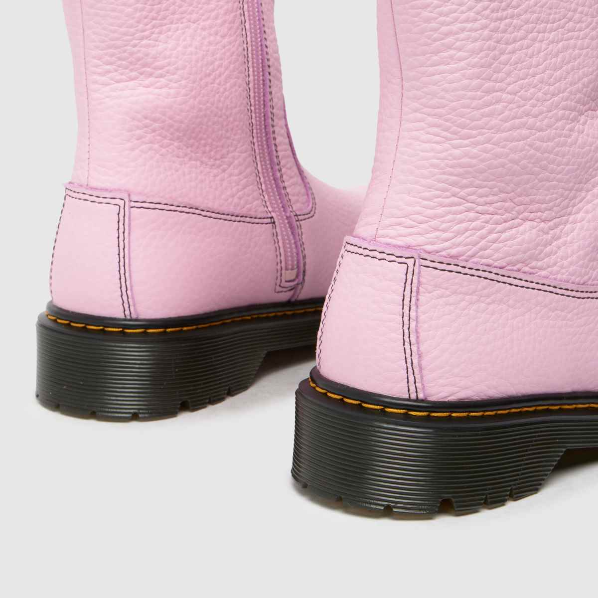 Dr Martens ljusrosa Bex Heart pull-on flickstövlar för barn