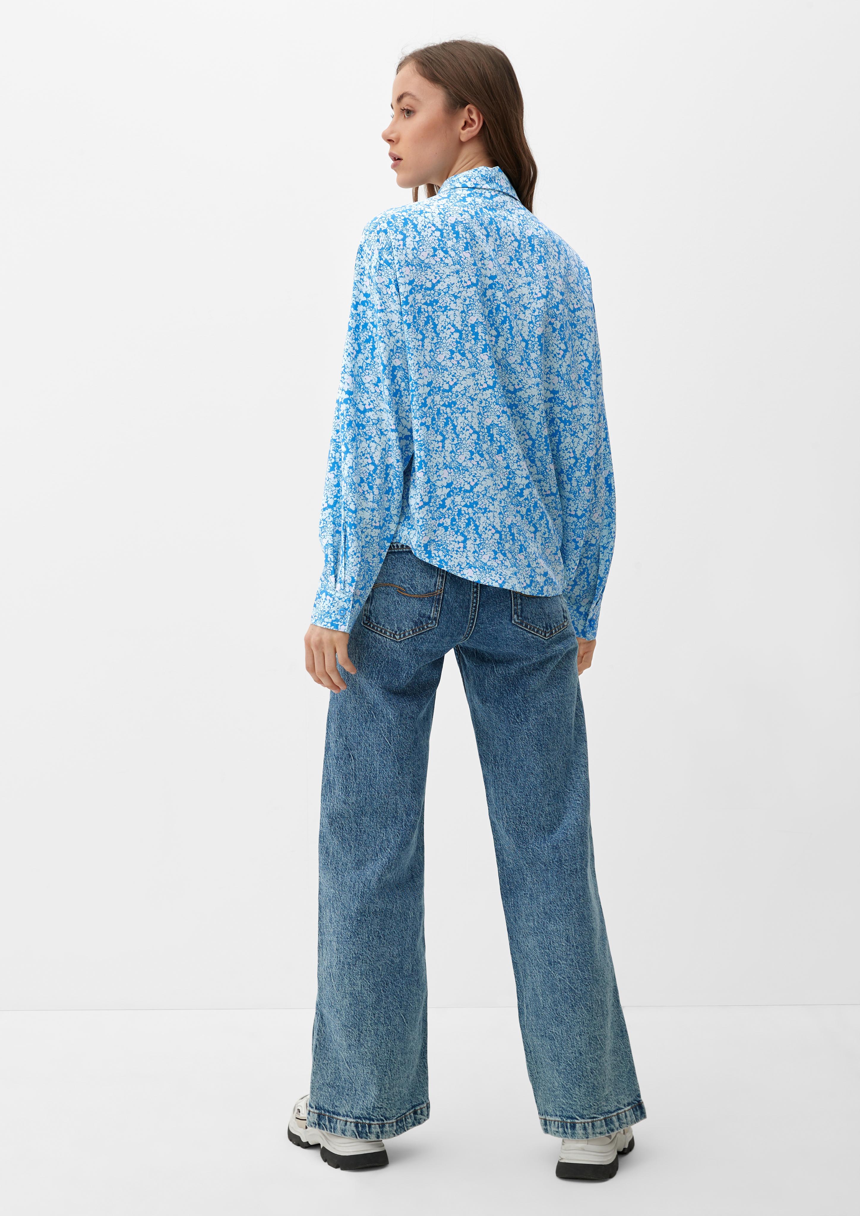 Viskosebluse mit Allover-Muster  2126744-60A2