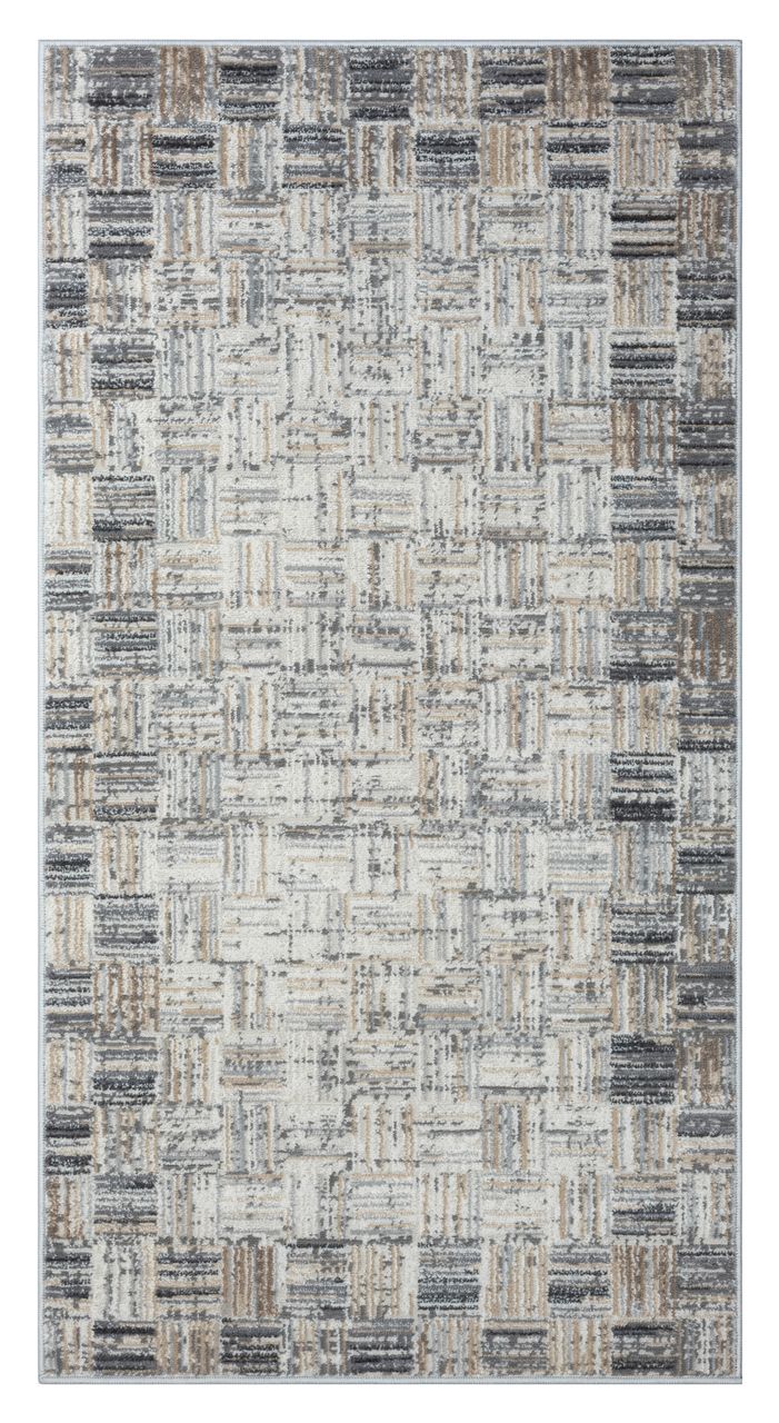 MyFlair Teppich Sara , 80cm x 150cm, Farbe Beige, rechteckig, Florhöhe 8mm