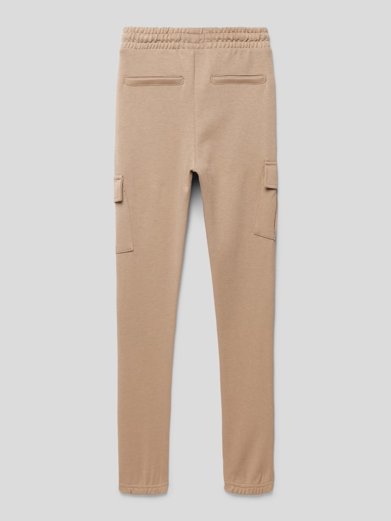 Sweatpants mit Cargotaschen Modell 'SUMTER' in hellbraun