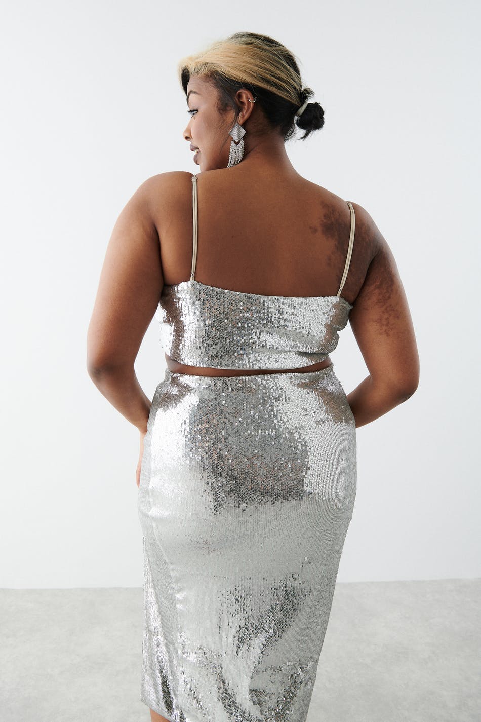 Gloria sequin top