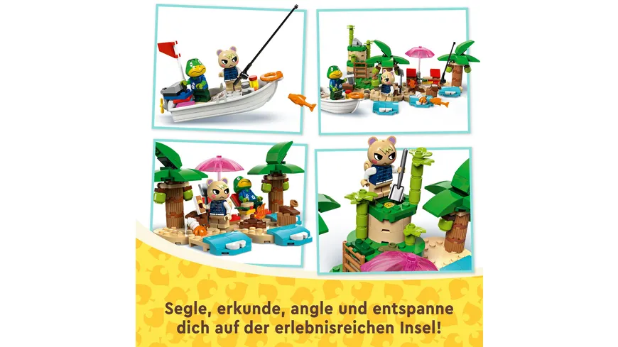 LEGO Animal Crossing 77048 Käptens Insel-Bootstour