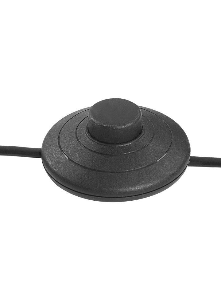 Beliani Stehleuchten NITRA in Schwarz/Heller Holzfarbton - (W) 45 x (H) 142 x (L) 45 cm günstig kaufen onesize