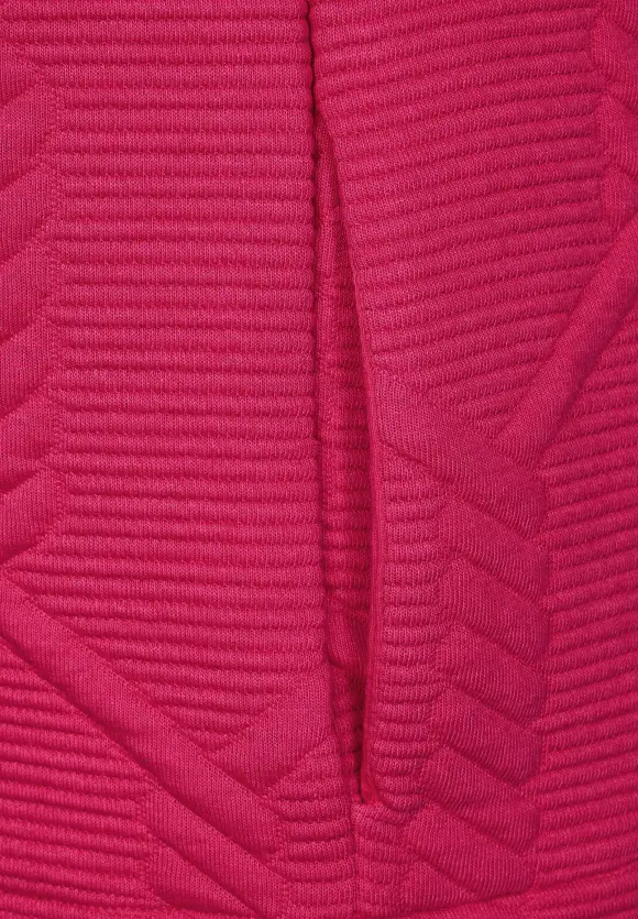 CECIL Struktur Kapuzen Sweatjacke