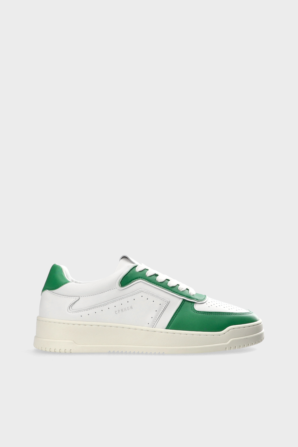 CPH164M leather mix light cream/green