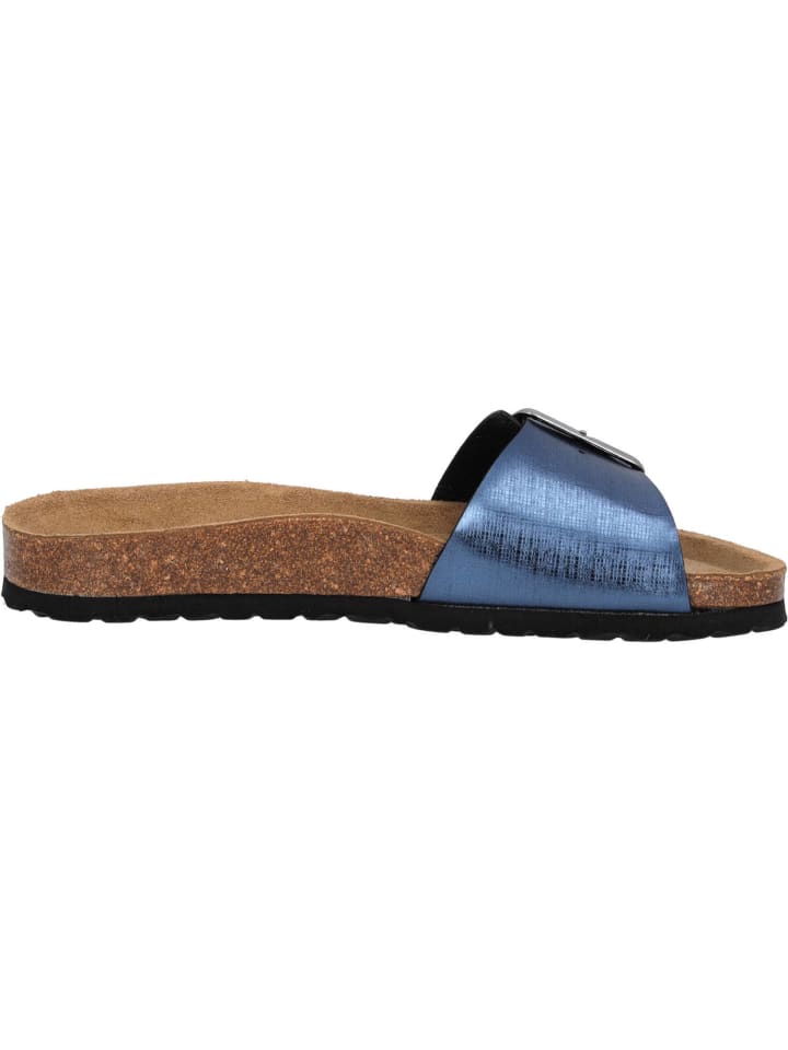 palado Pantoletten in blau struktur günstig kaufen