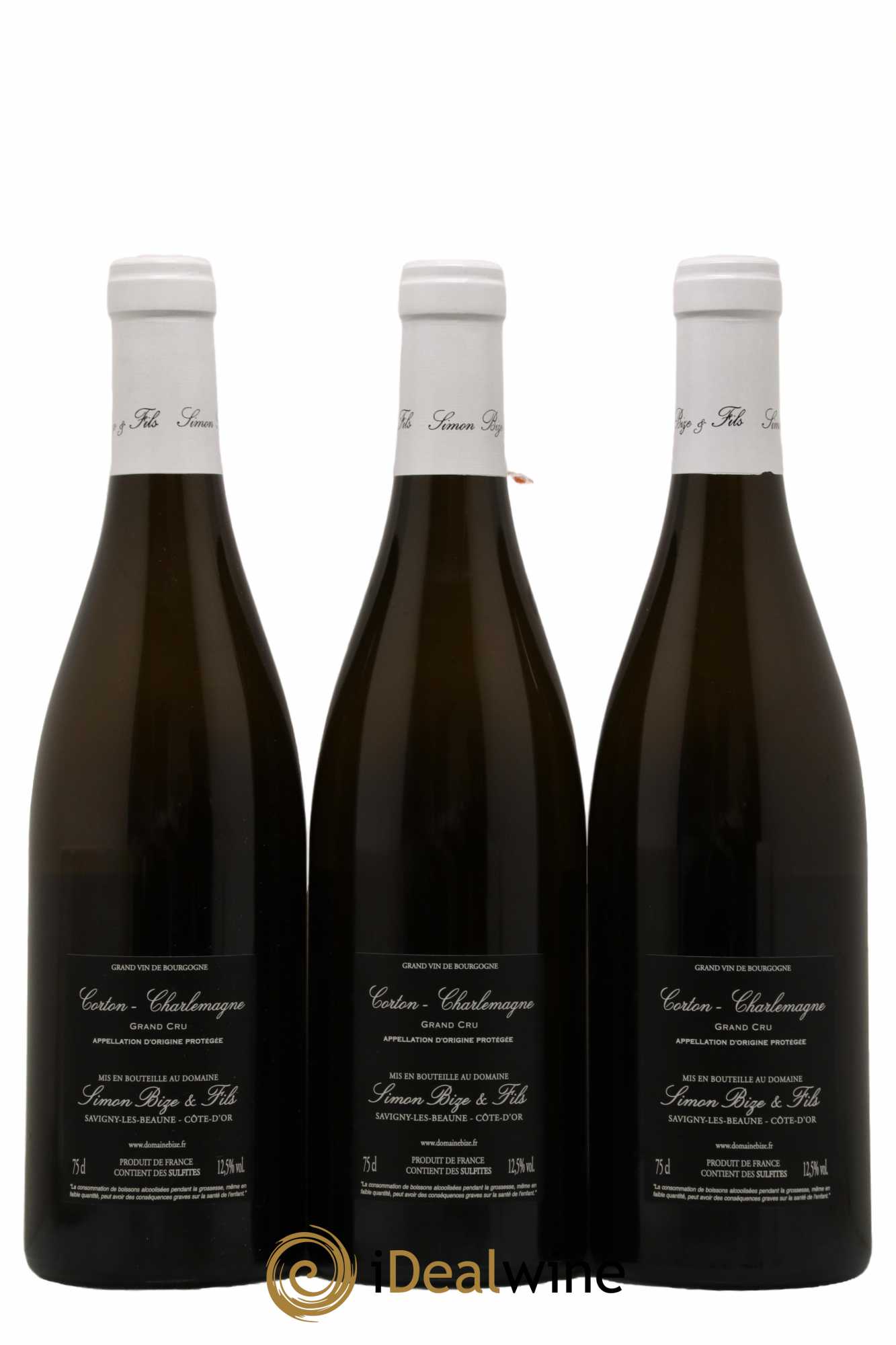 Corton-Charlemagne Grand Cru Simon Bize & Fils  2021 - Lot de 3 Bouteilles