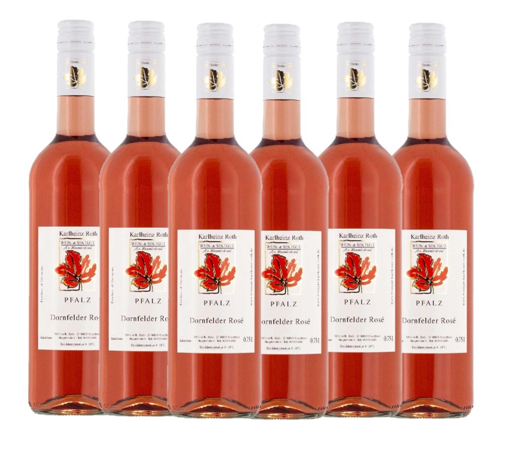 Wein- & Sektgut Karlheinz Roth Weingut Karlheinz Roth Dornfelder Rosé QbA 2022 - 6er Karton