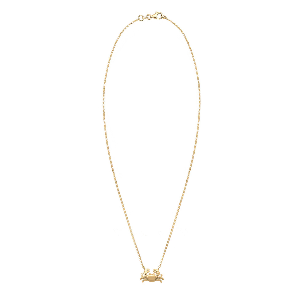 Elli Elli Collier Femme Crabe Plage - (925/1000) Argent Bijoux