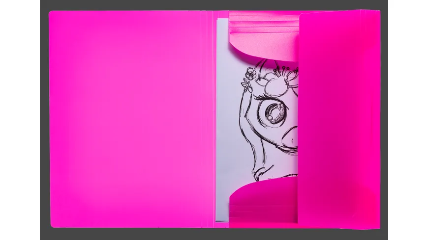 HERMA Sammelmappe A4 PP Neon pink neonpink