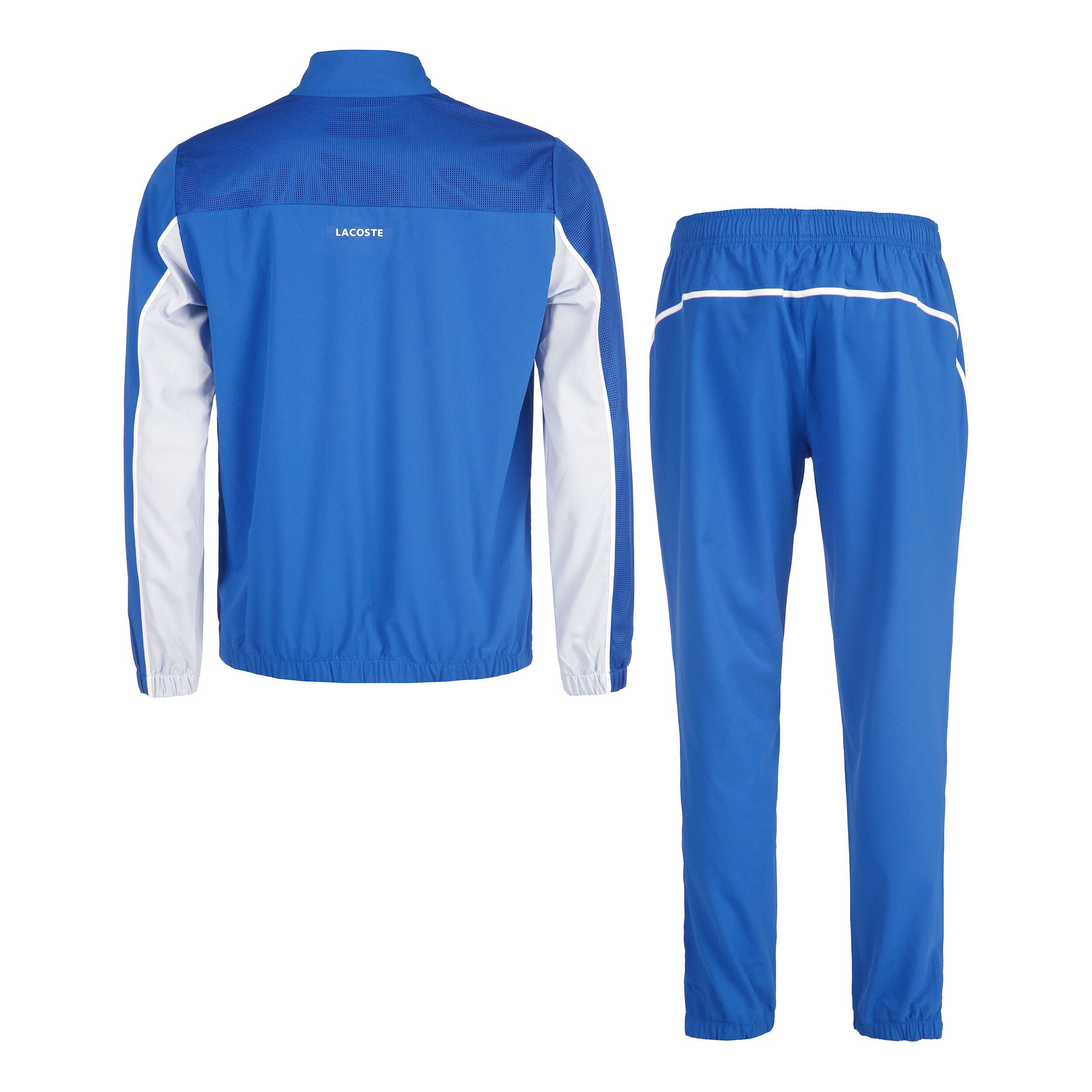 Tennis Overall Colourblock Trainingsanzug Herren - Blau, Weiß