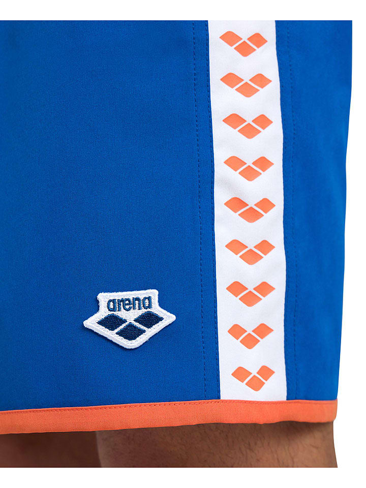 Arena Badeshorts in Blau/ Orange günstig kaufen
