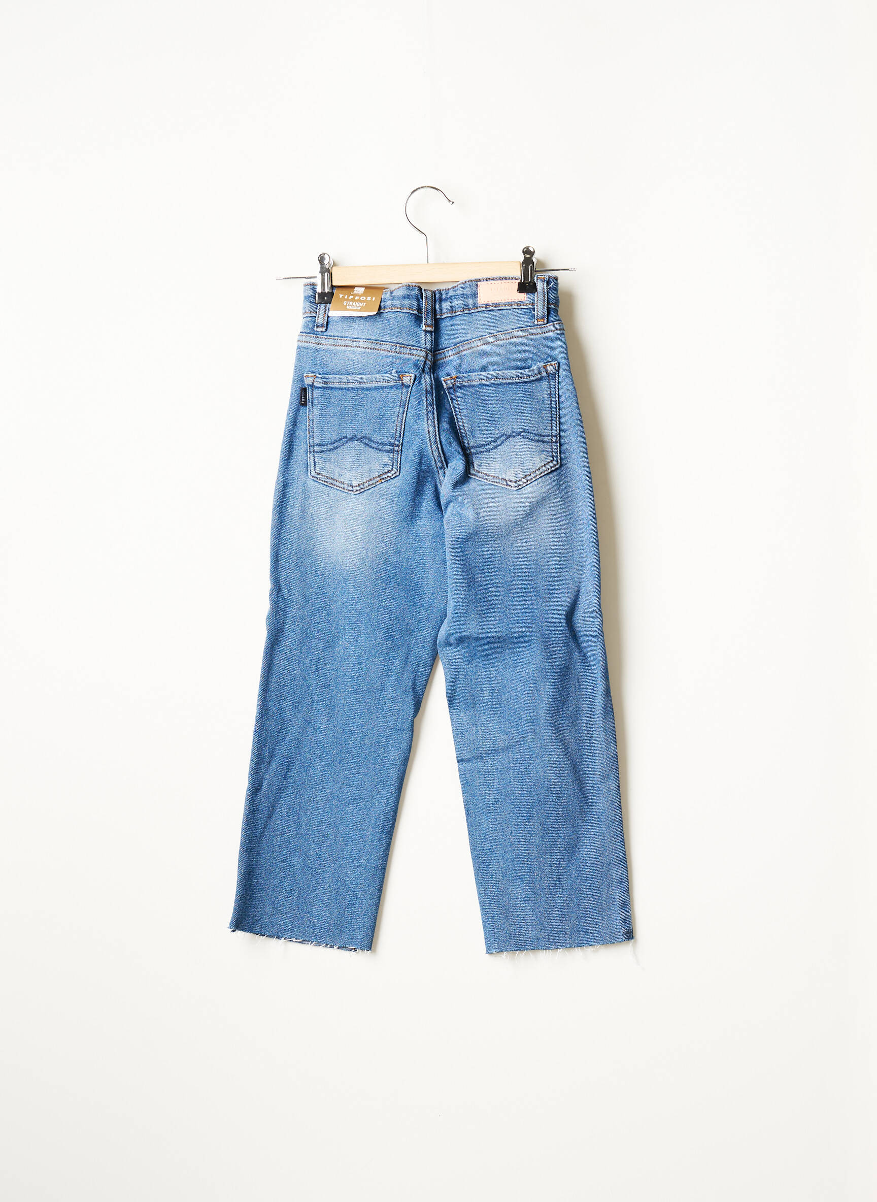 Tiffosi Jeans Coupe Droite Fille couleur bleu