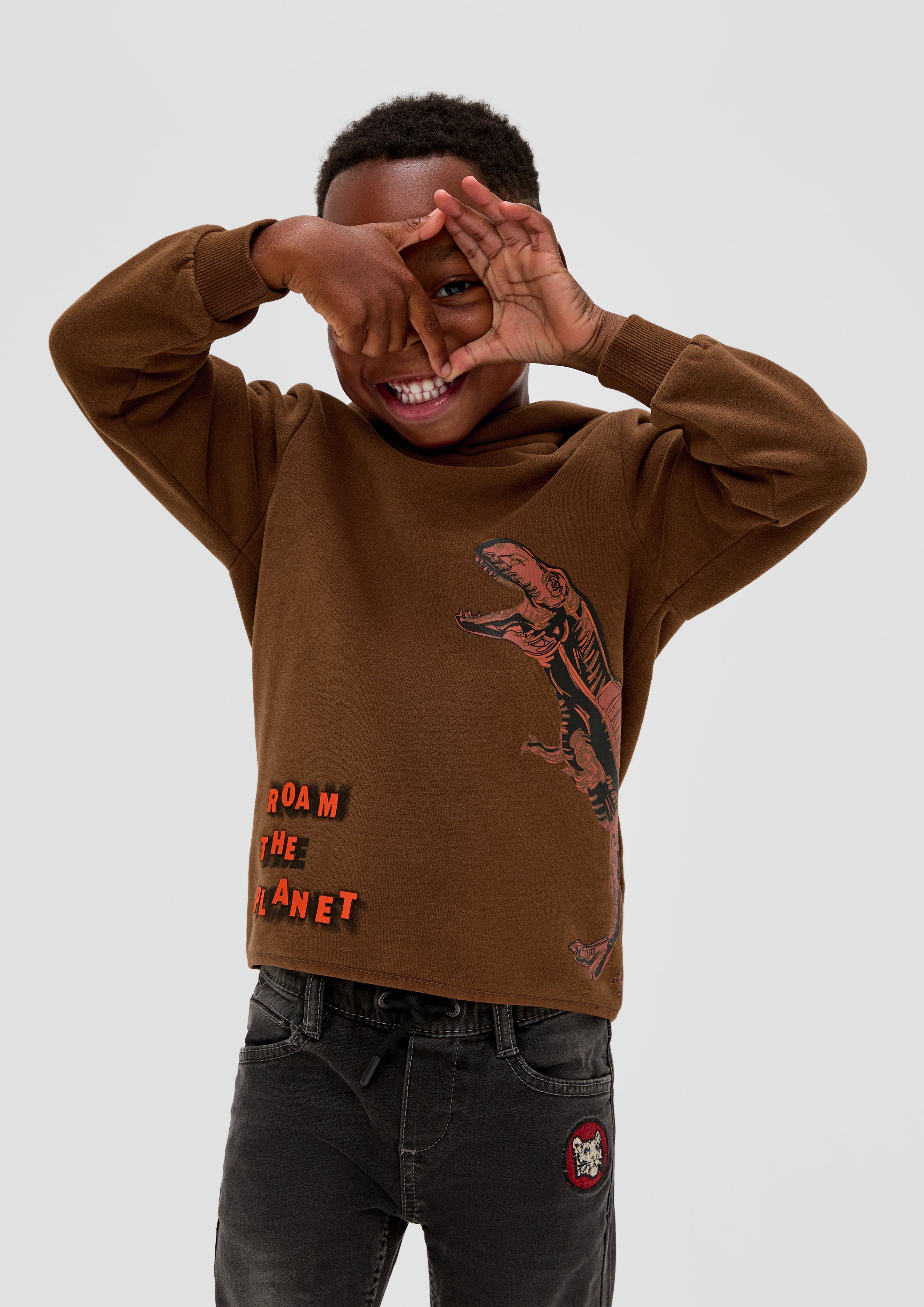 Kapuzensweatshirt mit Frontprint  2137506-8764