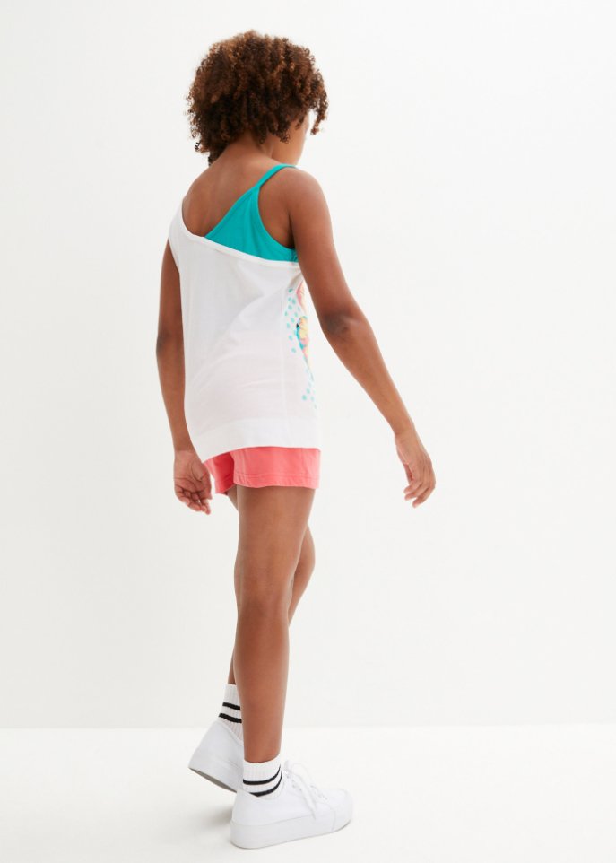 Mädchen Strandoutfit (4-tlg. Set) aus Bio-Baumwolle