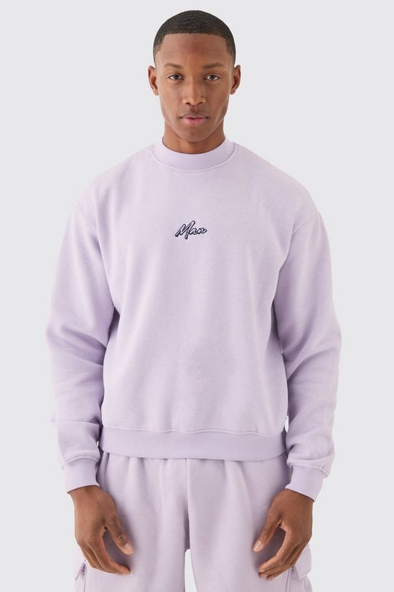 Kastiges Oversize Man Sweatshirt