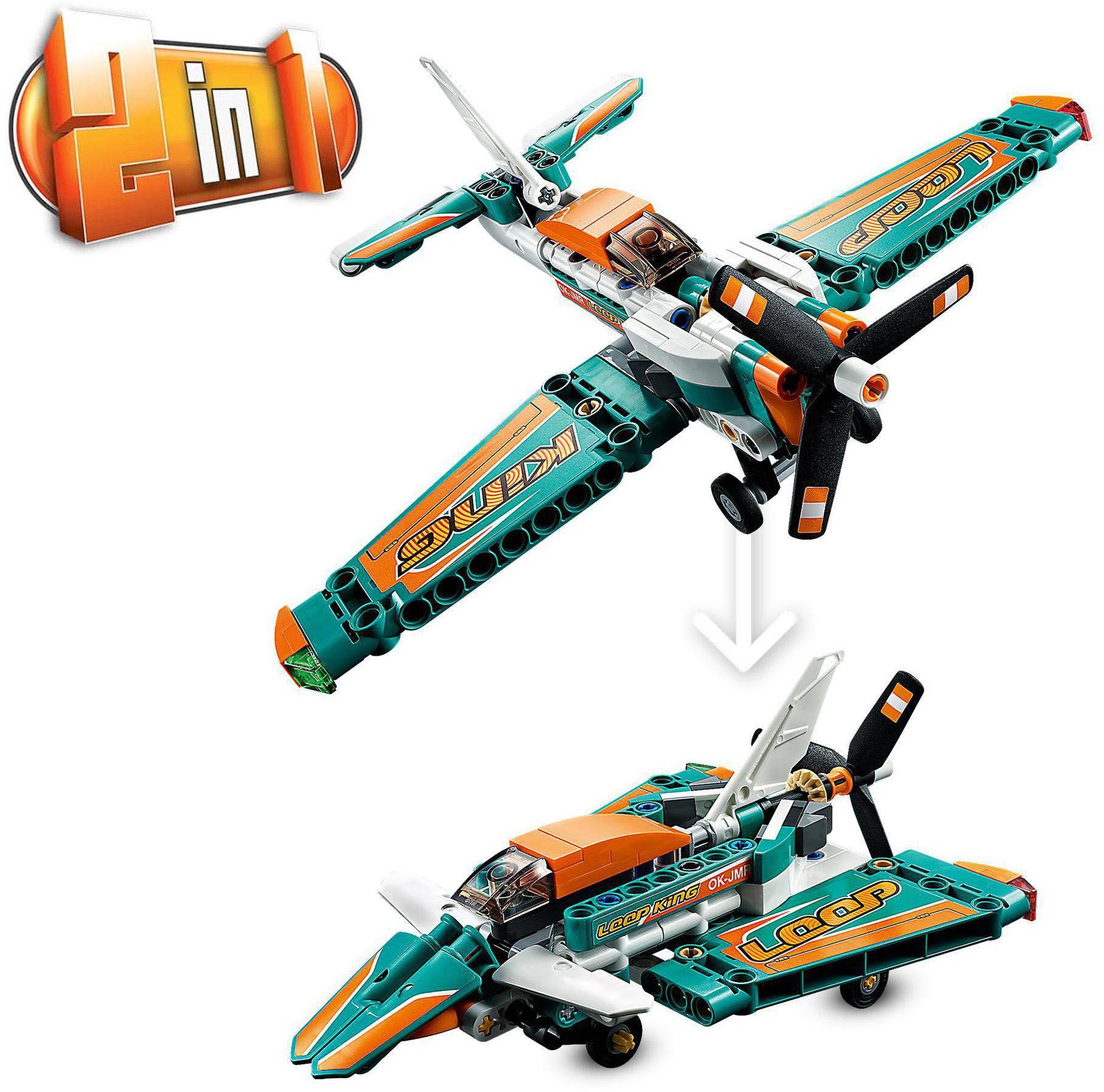 LEGO® Konstruktionsspielsteine Rennflugzeug (42117), LEGO® Technic, (154 St)