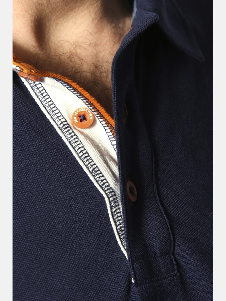 Jan Vanderstorm Poloshirt JAKOV in dunkelblau günstig kaufen