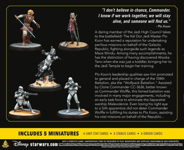 Star Wars: Shatterpoint - Lead by Example Squad Pack (Erw.)
