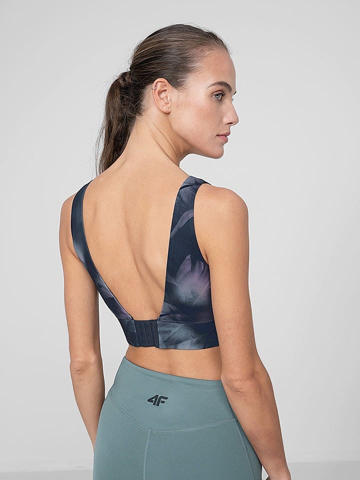 4F Sport-BH in Dunkelblau/ Bunt günstig kaufen XL