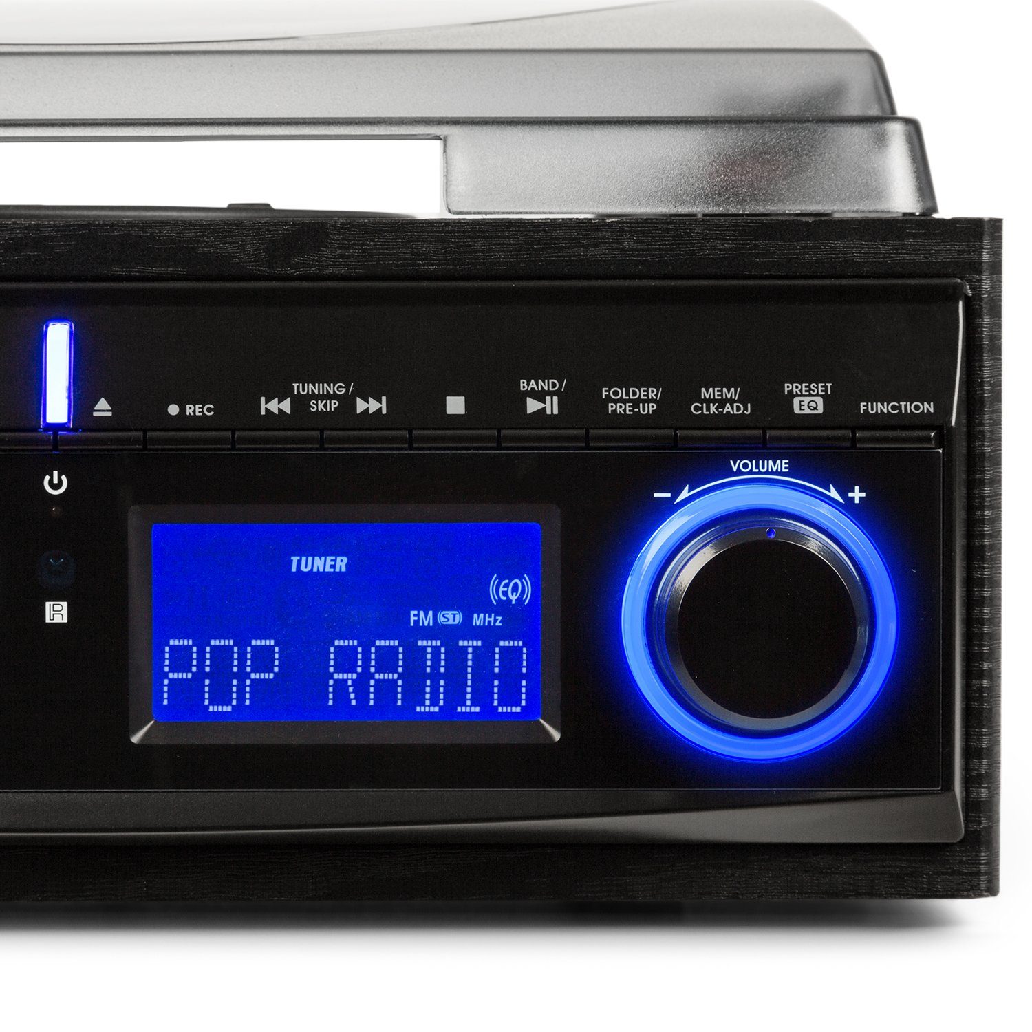 Auna DS-2 Stereoanlage (2 W, USB- und SD-Eingänge zum direkten Abspielen von MP3-Songs)
