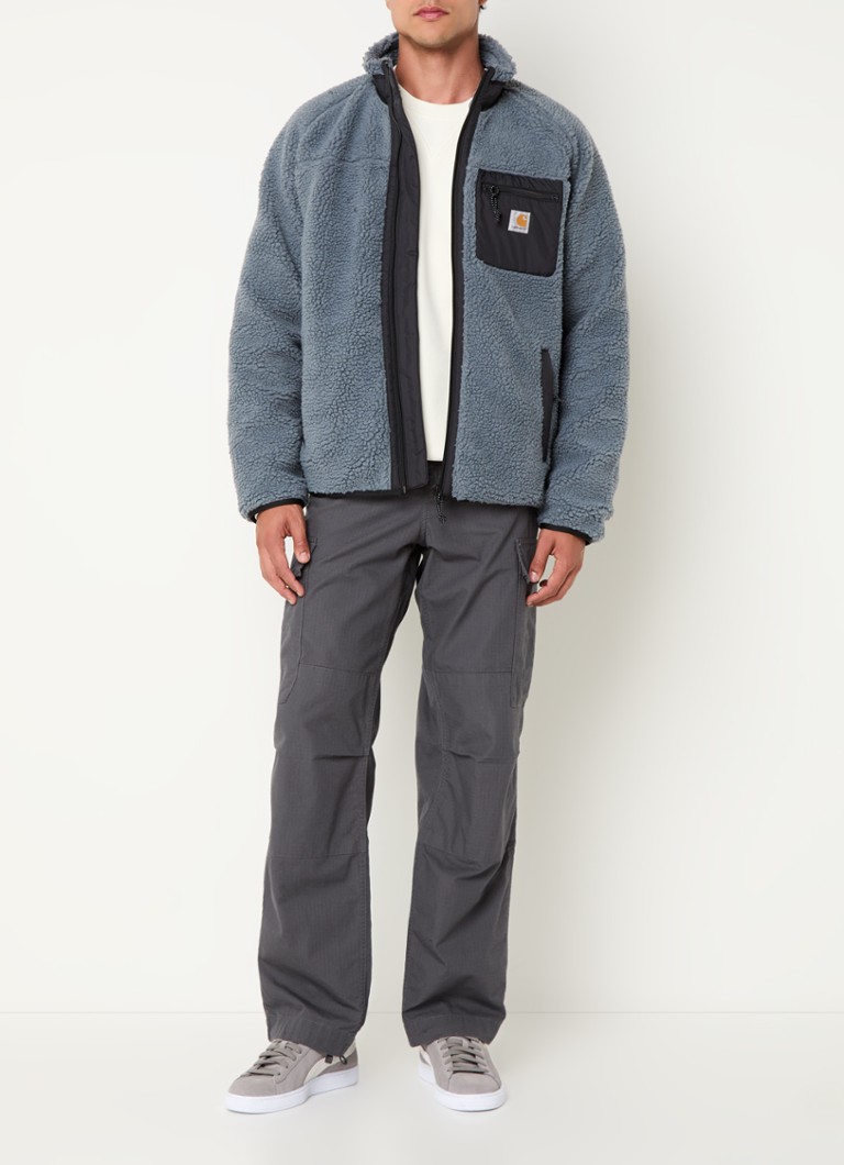Vestă din fleece Carhartt WIP Prentis cu buzunare cu fermoar.