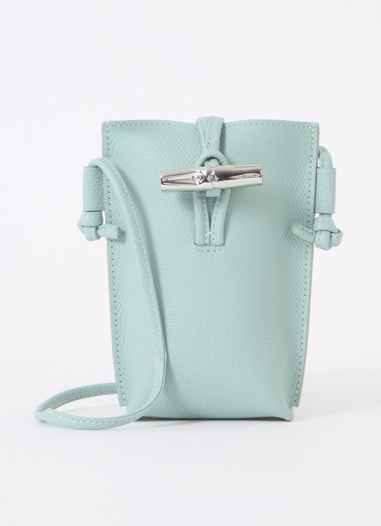 Longchamp Roseau nahkainen crossbody-puhelinkotelo