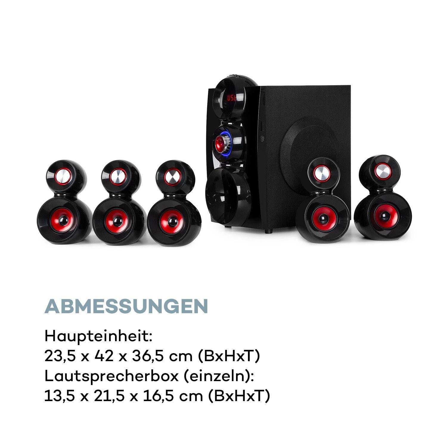 Auna X-Gaming Lautsprechersystem (190 W)