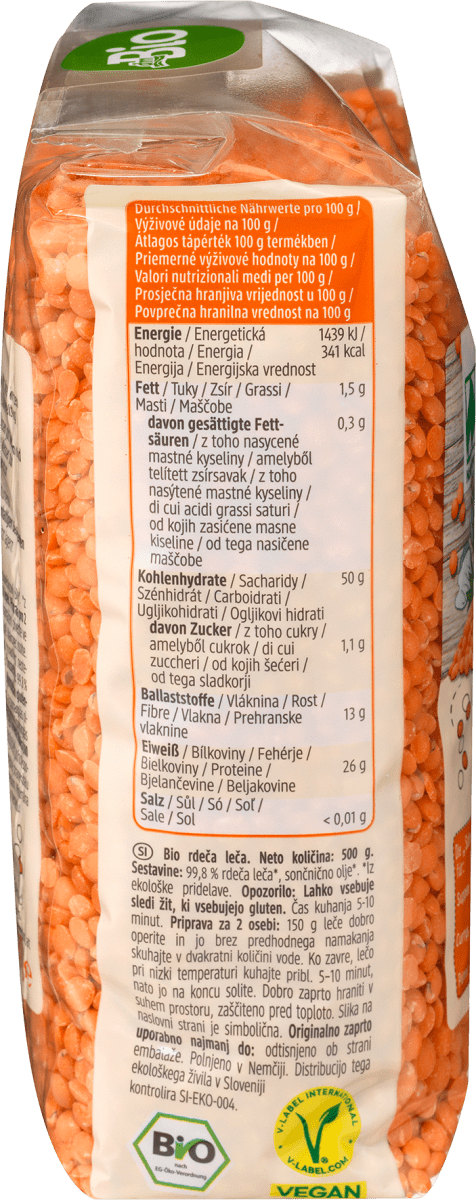 Rote Linsen, 500 g
