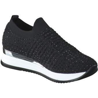 Barbarella Slip On Sneaker in schwarz
