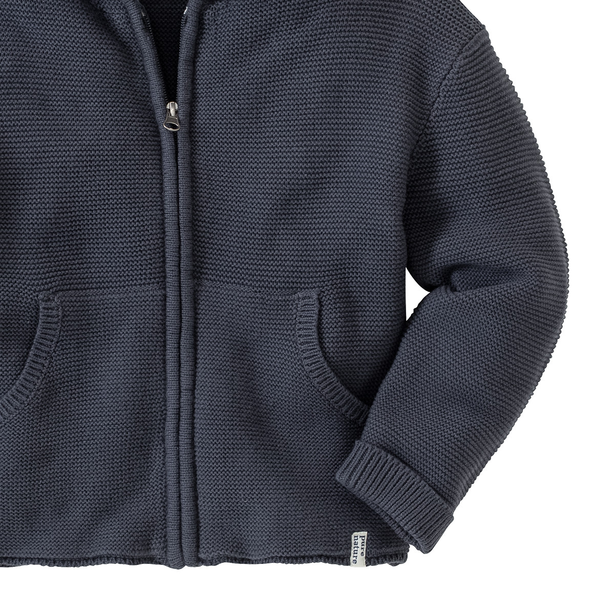 Jungen Strickjacke mit Kapuze