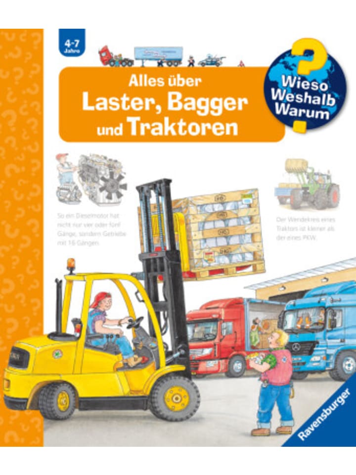 Ravensburger Verlag GmbH Buch - Wieso? Weshalb? Warum?, Band 38 - Alles über Laster, Bagger und Tra günstig kaufen onesize