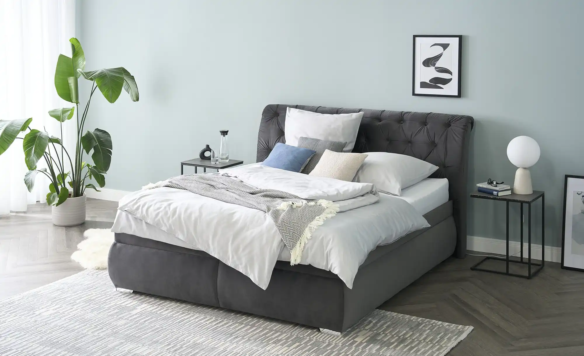 Polsterdoppelbett