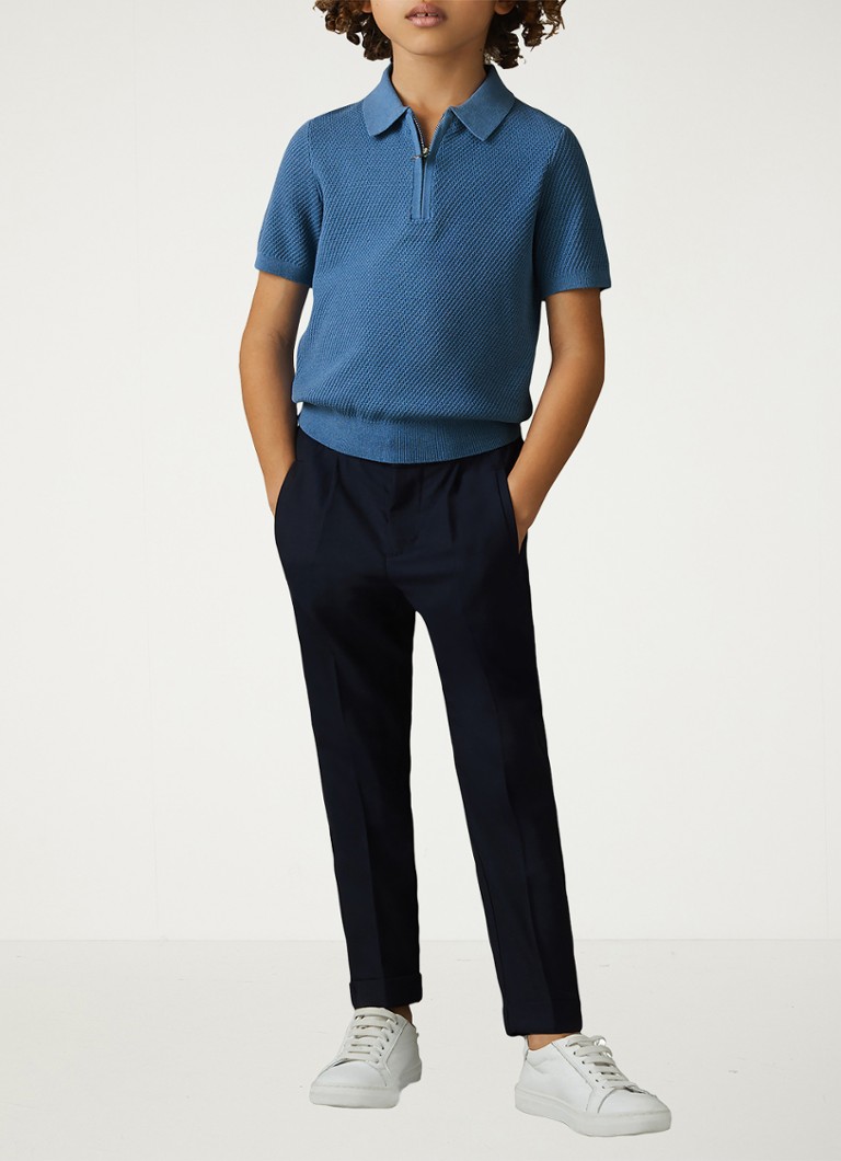Reiss Ivor polo krekls ar pusrāvējslēdzēju