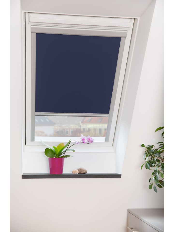 Lichtblick Dachfensterrollo in Blau günstig kaufen