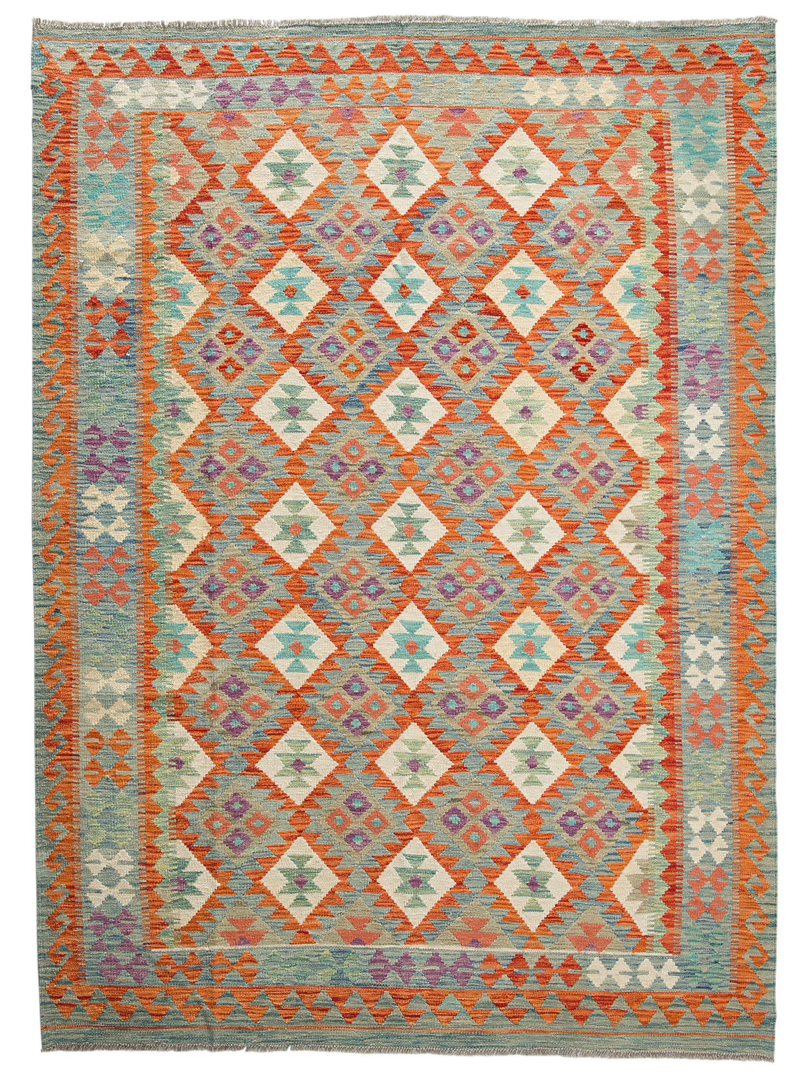 Afghan Kelim ca. 177 x 237 cm, Unikat / Einzelstück