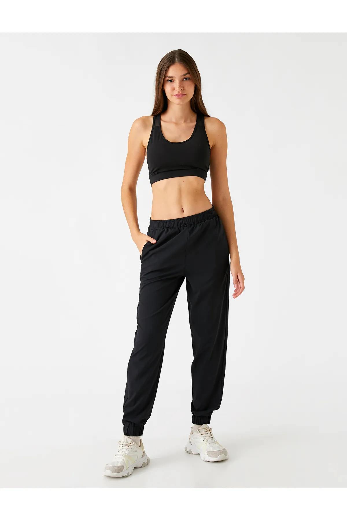 Koton  Gewebte Jogger-Jogginghose mit elastischem Bund