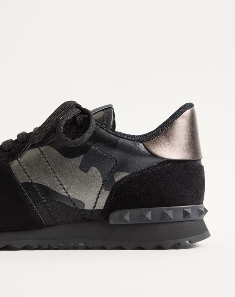 Baskets Rockrunner Camouflage Noir Laminé