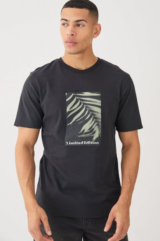 T-Shirt mit Palmen-Print