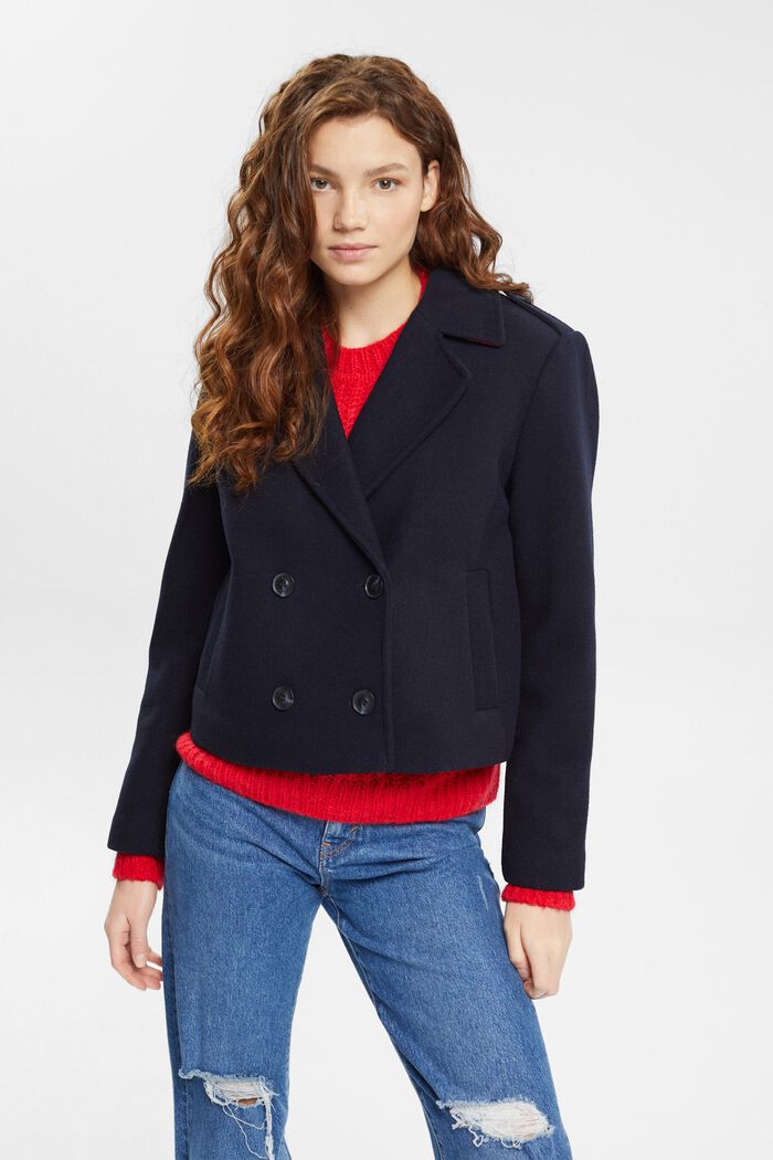 Jacket aus Wollmix