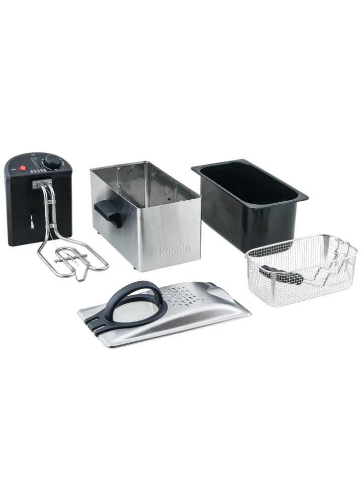 HKoenig Fritteuse DFX300  in Silber günstig kaufen onesize