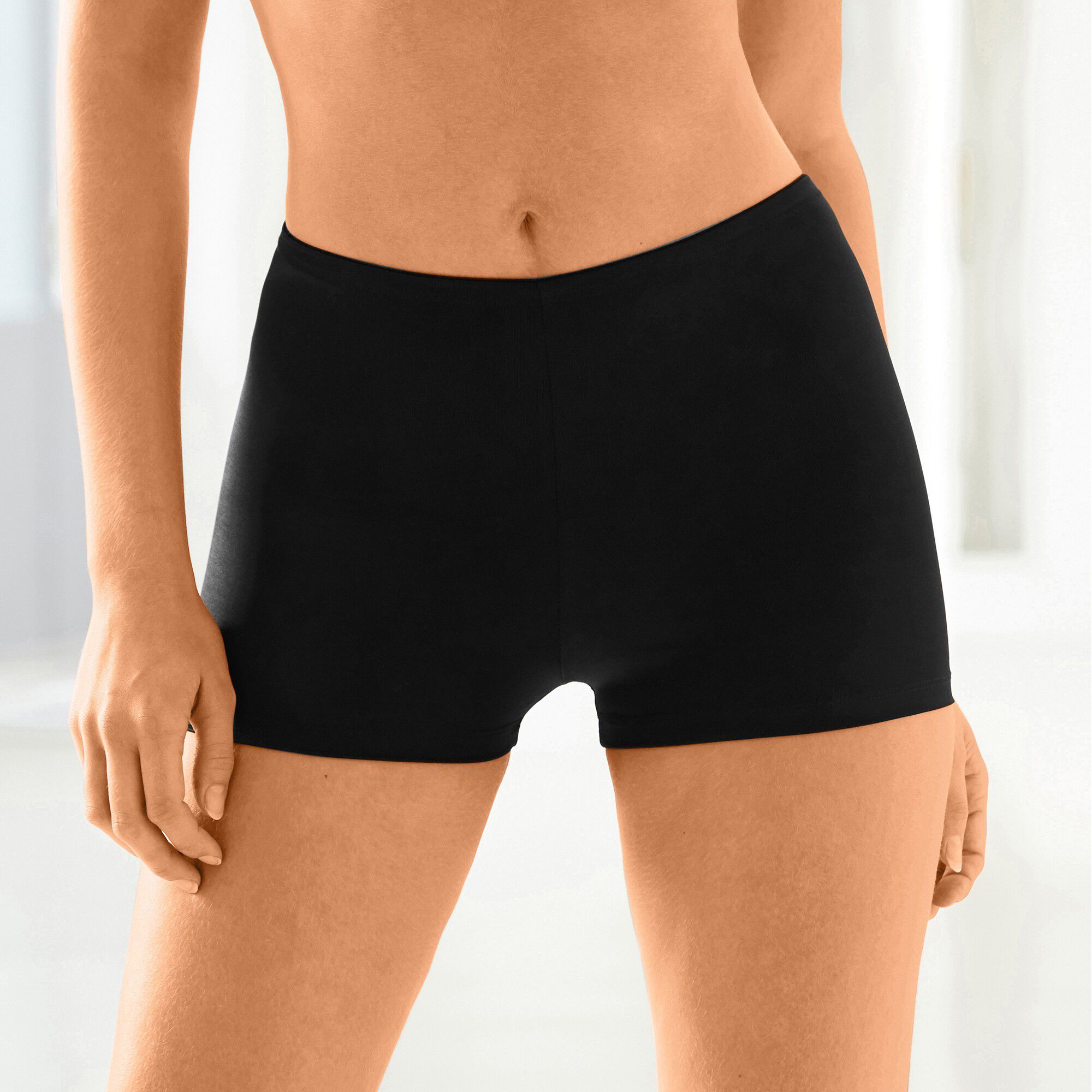 Boxer sculptant sans couture en maille extensible
